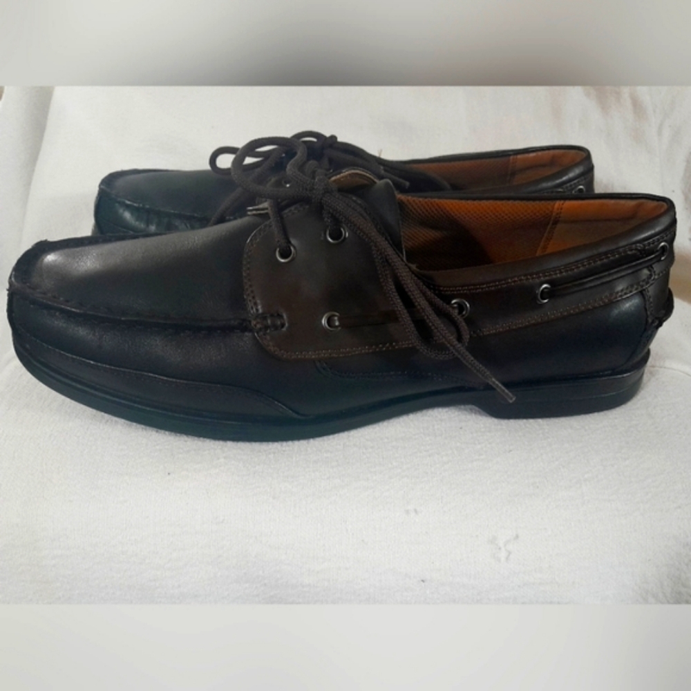 Hunter's Bay Dark Brown Leather Loafers